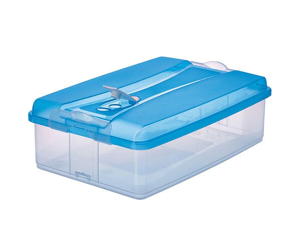 Frischhaltestapel-Box mit Mikrowellenverschluss, hoch