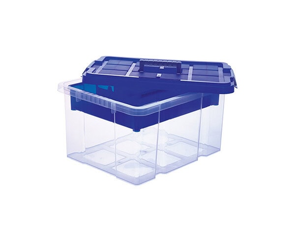 Universal-Box 27L mit Deckel und Einlegefach