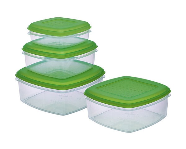 Frischhaltedosen "Quadro" 4er-Set