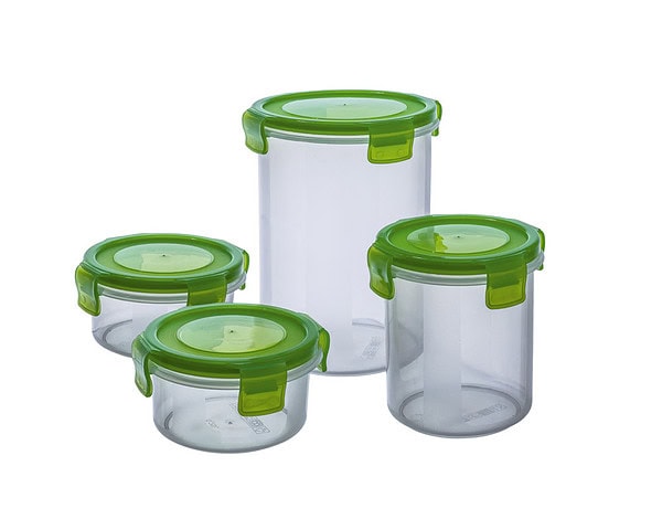 Safe-Boxen rund 4er-Set