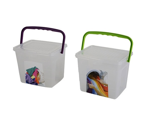 Waschmittel-Box, klein, bedruckt